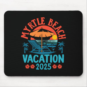 Myrtle Beach Vacation 2025 Souvenir Matching Famil Mouse Mat