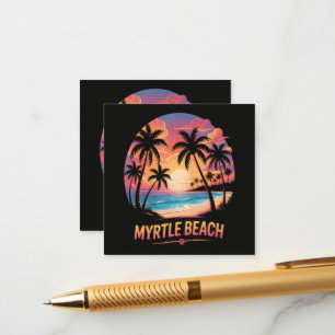 Myrtle Beach Vacation Surfer Enclosure Card