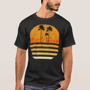 Myrtle Beach Vintage Retro  70s Throwback Surf  T-Shirt