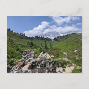 Myrtle Falls, Paradise - Mt. Rainier National Park Postcard
