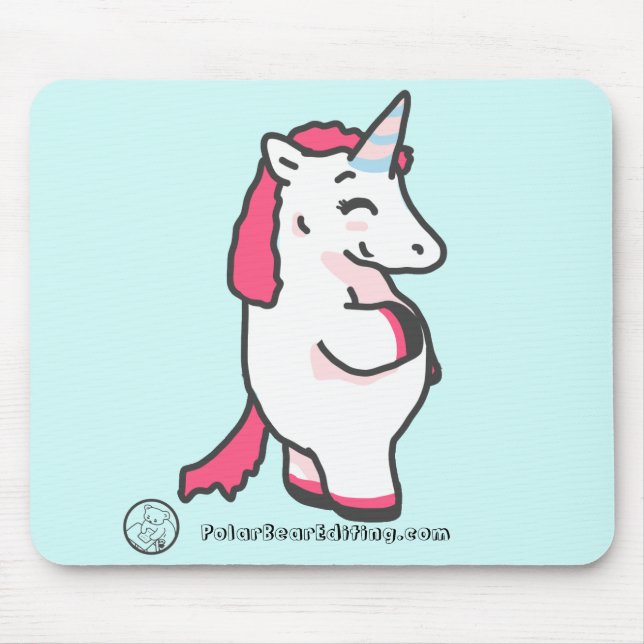 Myrtle the Unicorn Mouse Mat (Front)