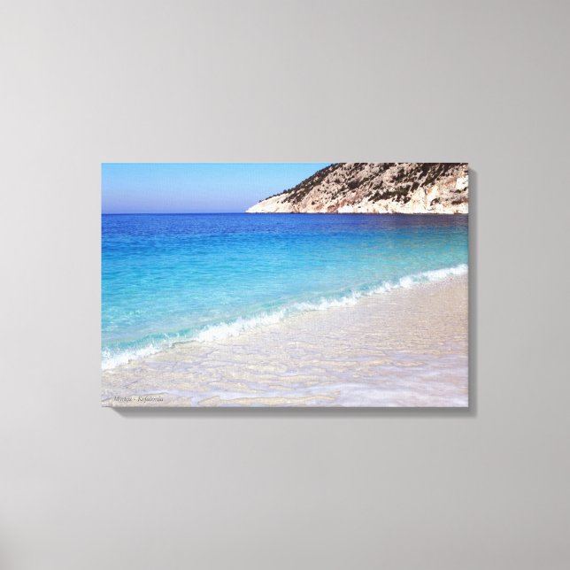 Myrtos – Kefalonia Canvas Print (Front)