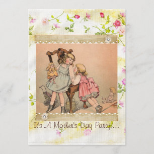 Mys Rosebud Mother's Day invitation