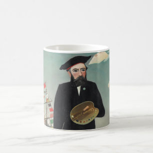 Myself Portrait Landscape 1890, Henri Rousseau Coffee Mug