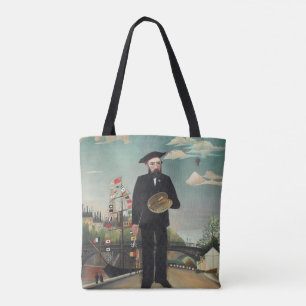 Myself Portrait Landscape 1890, Henri Rousseau Tote Bag