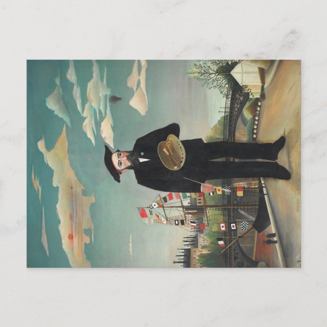 Myself: Portrait – Landscape, Henri Rousseau 1890 Postcard (Front)