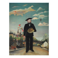 Myself: Portrait – Landscape, Henri Rousseau 1890