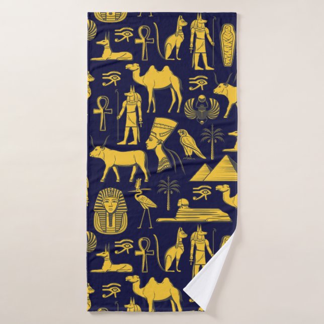 Mysteries of Egypt Bath Towel (Bath Towel)