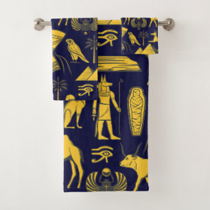 Mysteries of Egypt Bath Towel Set