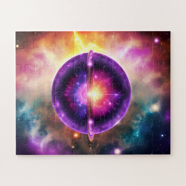 Mysteries of Galactic Magic in Outer Space Jigsaw Puzzle (Horizontal)