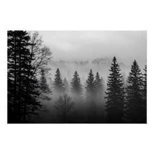 Mysteries of the Mist Glossy Poster