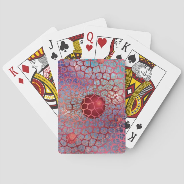 Mysteries of the Worm Playing Cards (Back)