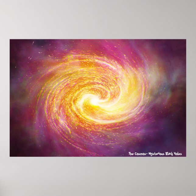 Mysterious Black Holes Poster (Front)