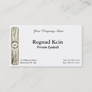 Mysterious Business Card 1