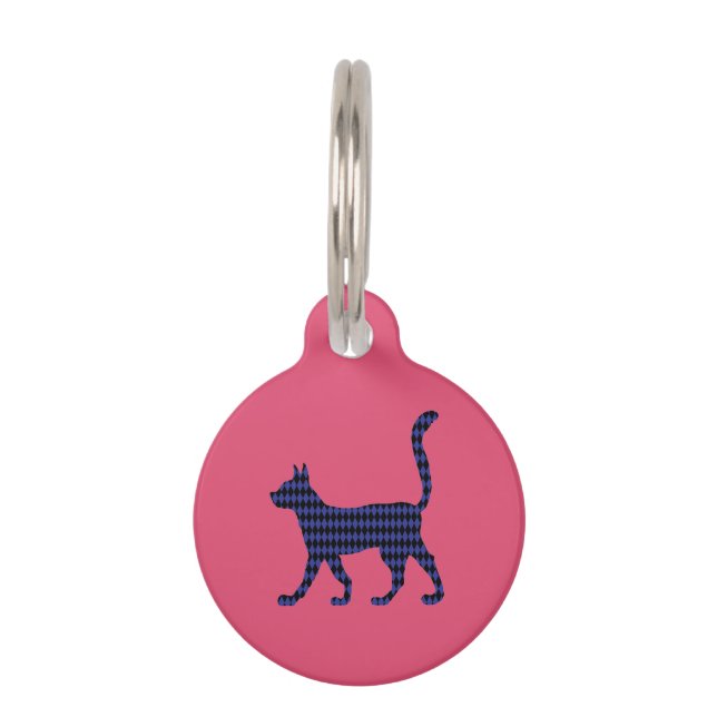 Mysterious Cat Pet Tag (Front)