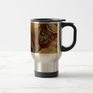 Mysterious Cat Travel Mug
