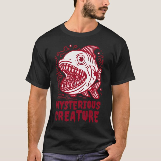 Mysterious Creature Piranha T-Shirt (Front)