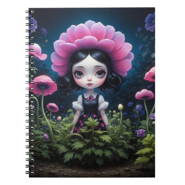 Mysterious daughter inspiration Mark Ryden Notebook (Front)