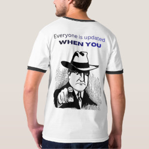 Mysterious Detective Noir Graphic T-Shirt