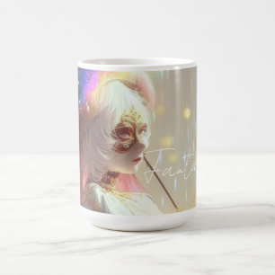 Mysterious Fantasy Girl - Ocean Art Aesthetic Coffee Mug