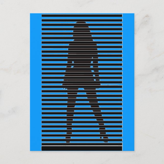 Mysterious Female Sihouette Postcard (Front)