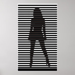 Mysterious Female Sihouette Poster