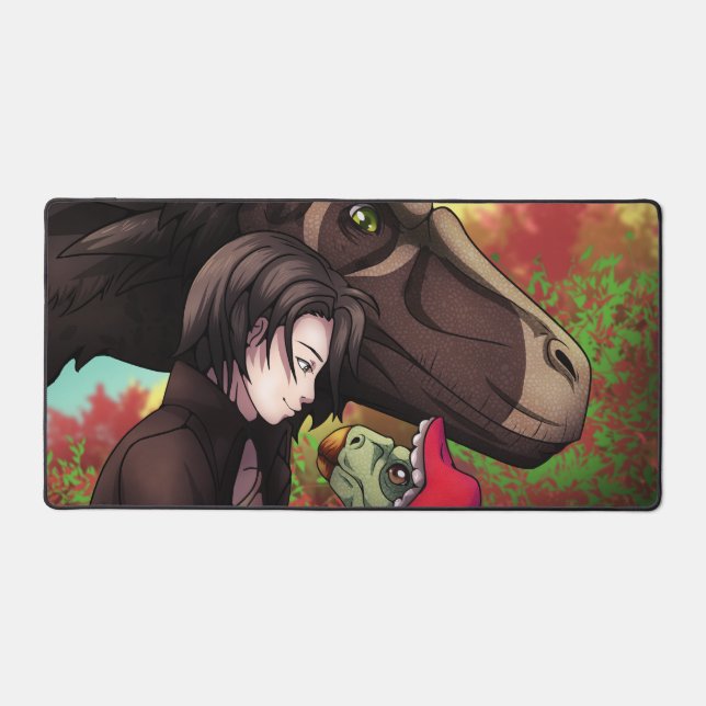 Mysterious Forest Friends Desk Mat (Front)
