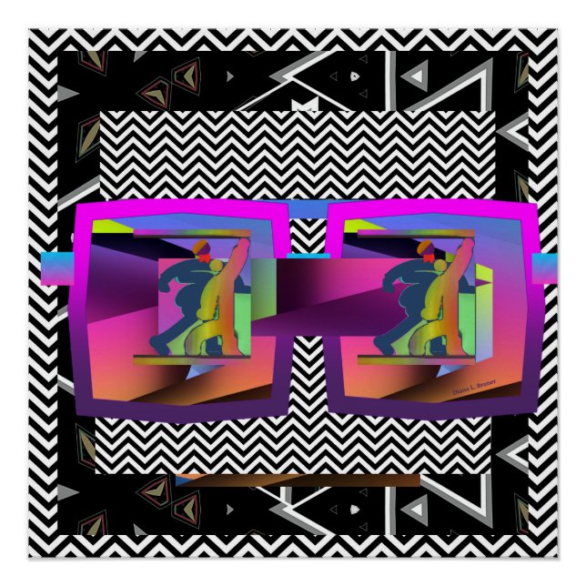 Mysterious Glasses  Poster (Front)