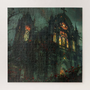 Mysterious Gothic Mansion Jigsaw Puzzle