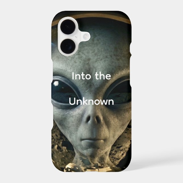 Mysterious Grey Alien In Space Suit PhonPhone Case (Back)