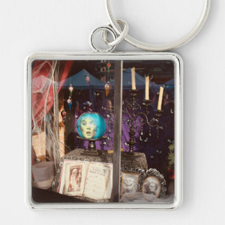 Mysterious Haunted Storefront in a Shop Key Ring