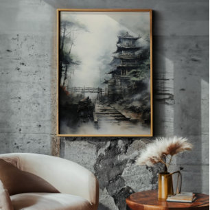 Mysterious Japanese Temple Photo Print