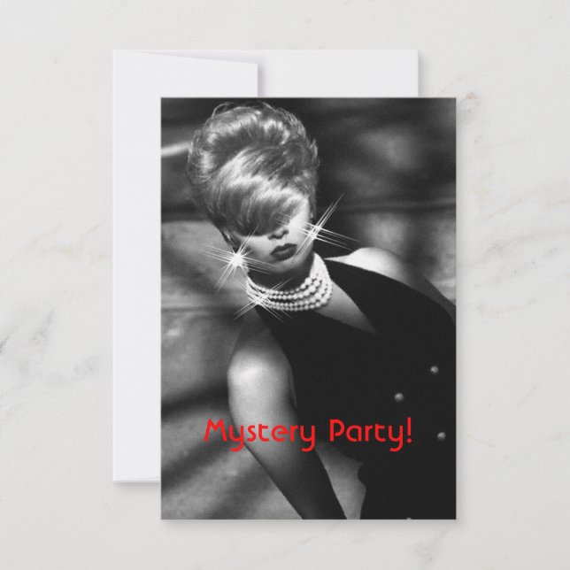 Mysterious Jewellery Heist Mystery Party Invitatio Invitation (Front)