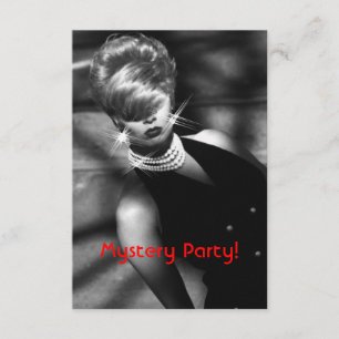Mysterious Jewellery Heist Mystery Party Invitatio Invitation