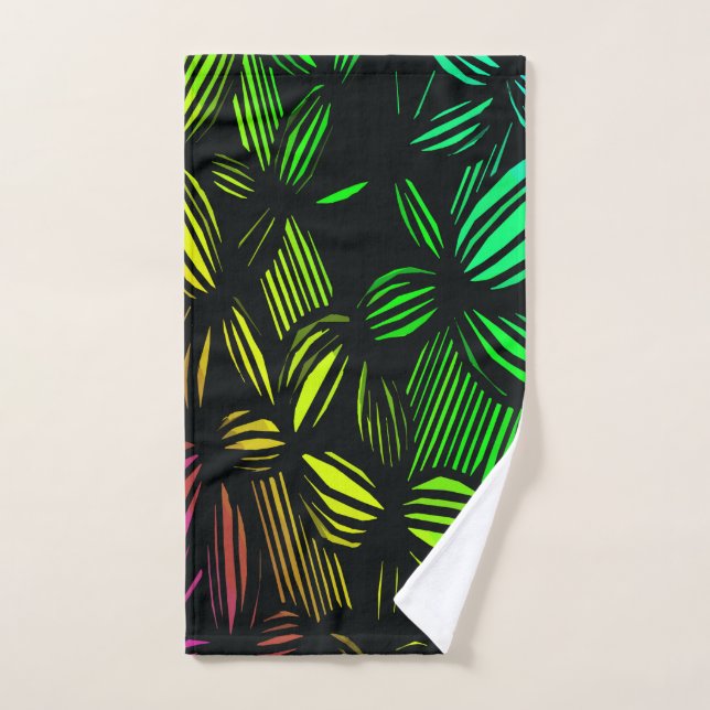 Mysterious lines hand towel (Hand Towel)