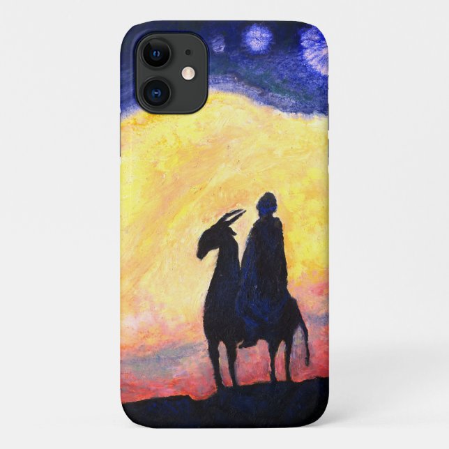 Mysterious Lone Rider Phone Case-Mate iPhone Case (Back)