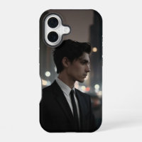 Mysterious Man in Suit at Night – Cinematic Urban