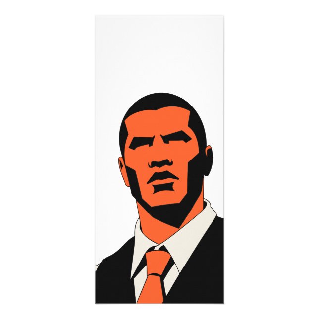 Mysterious man look rack card (Front)