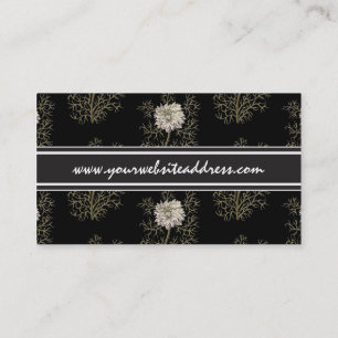 Mysterious Mediaeval Flower Business Card