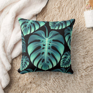 Mysterious Monstera Cushion