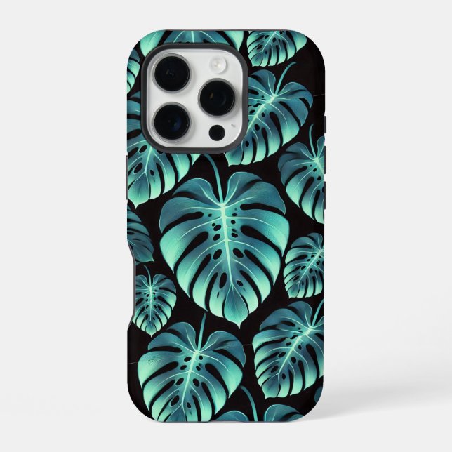 Mysterious Monstera iPhone Case (Back)