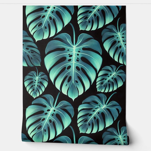 Mysterious Monstera Wallpaper (Unrolling)