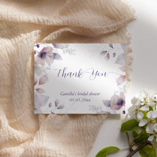 Mysterious Moon Garden Bridal Shower Thank You Card