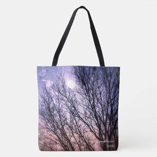Mysterious Moonlight Tote Bag (Front)
