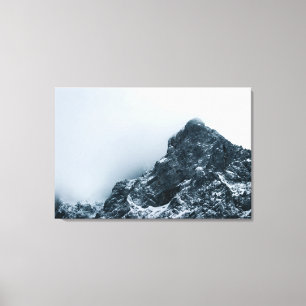 Mysterious mountains canvas print