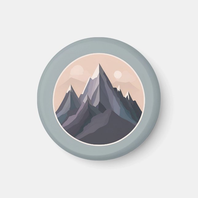 Mysterious Mountains Magnet (Front)