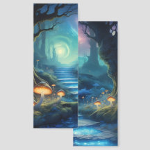 Mysterious Mushroom Forest with Portal 