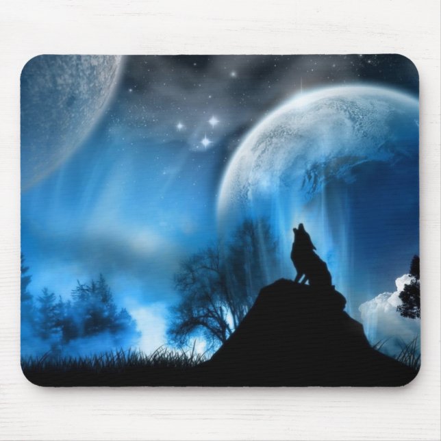 Mysterious Night Mouse Mat (Front)