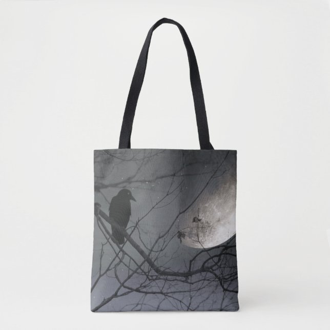 Mysterious Night Sky Tote Bag (Front)