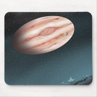 Mysterious night when giant stars are visible. mouse mat